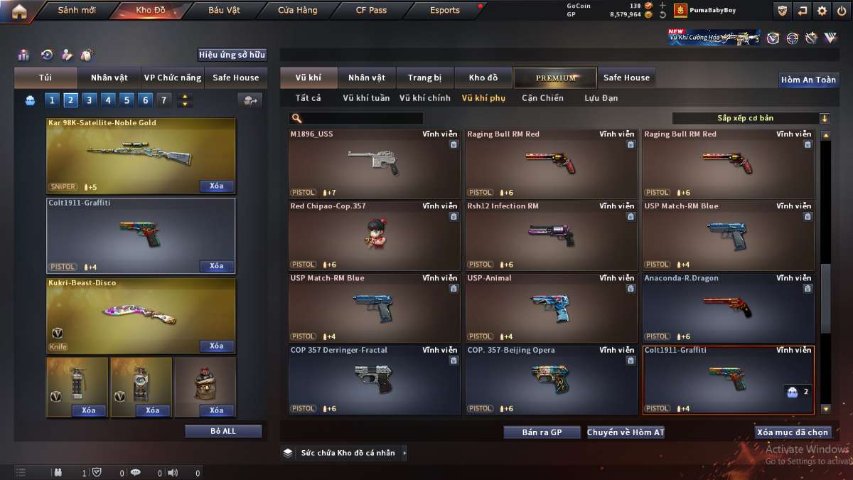 shop acc cf uy tin gia re